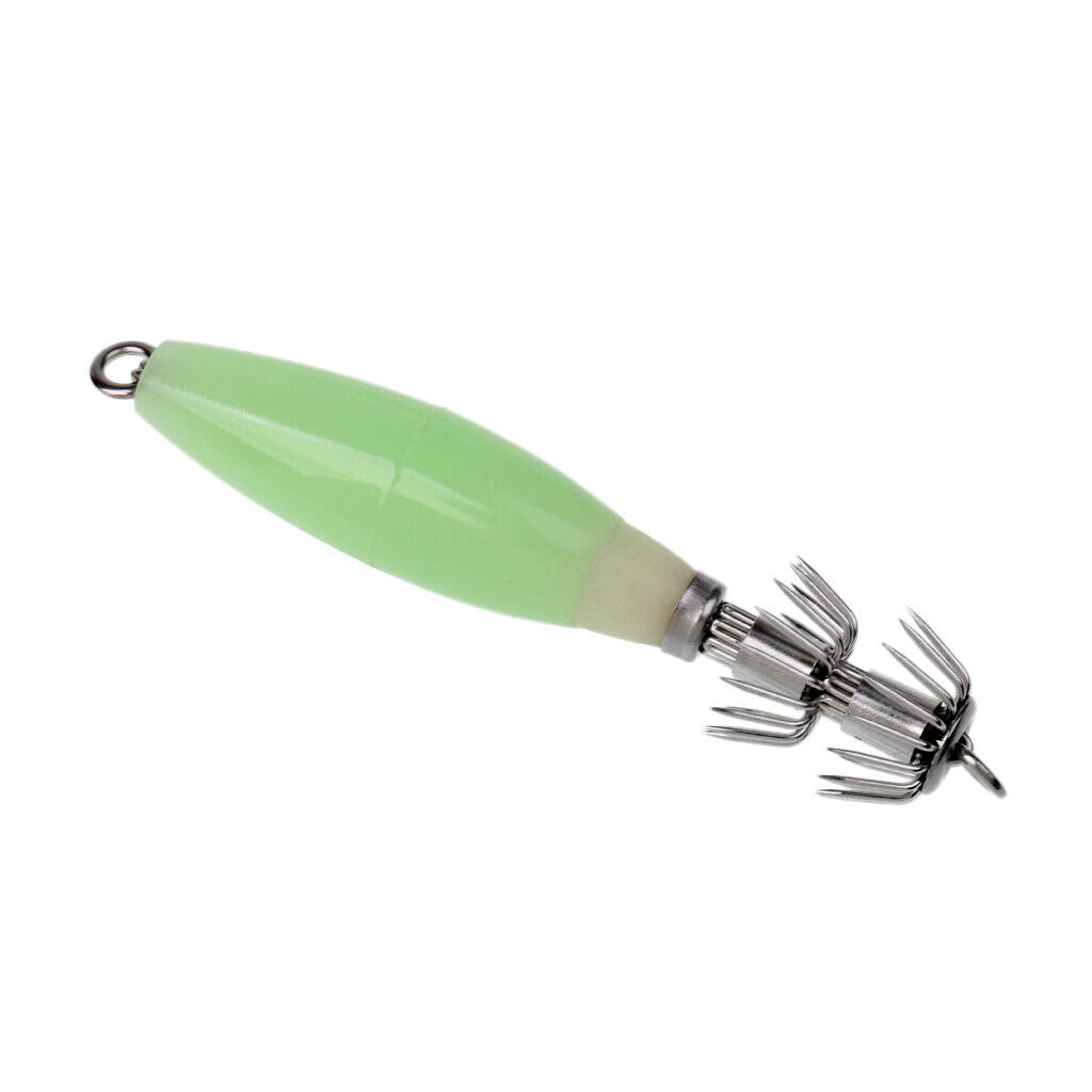 Luminous Octopus Squid Jig Hook 9.5cm/17g Saltwater Fishing Lure Hook Bait
