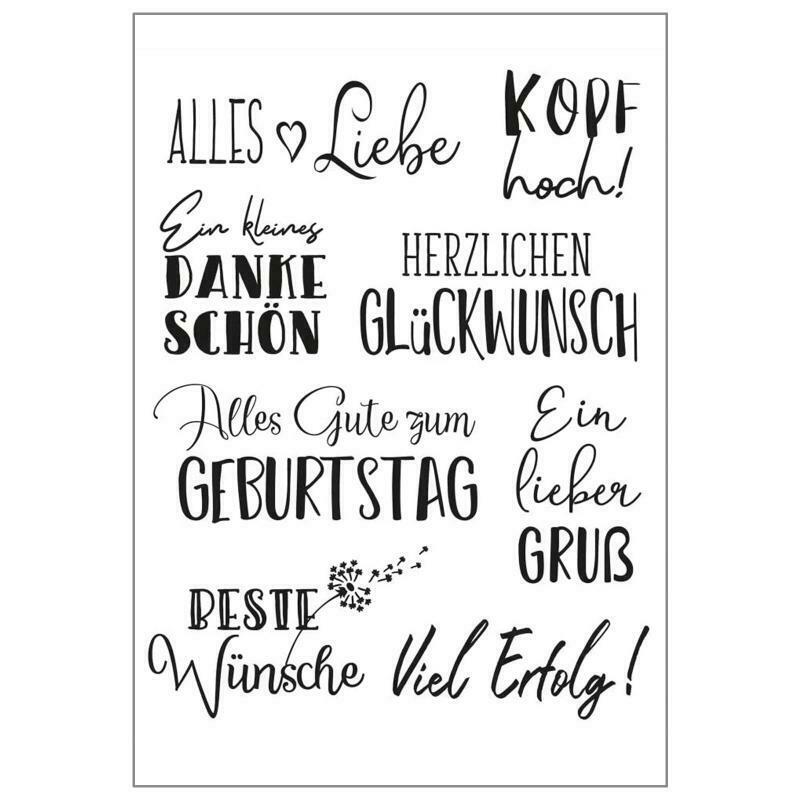 German DIY Silicone Clear Stamp Cling Seal Scrapbook Embossing Album Decor Craft