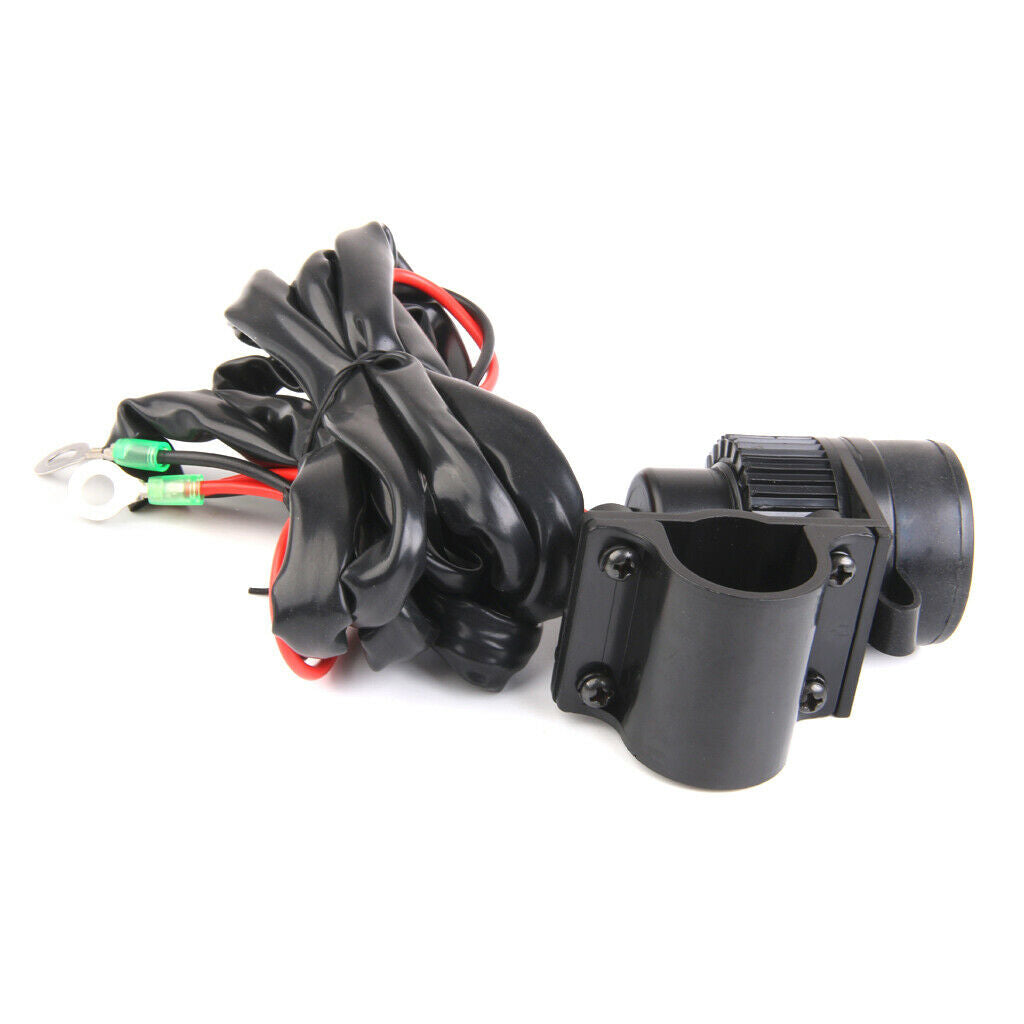 12V Car Autobike Cigarette Lighter Power Socket Plug Outlet with Bracket