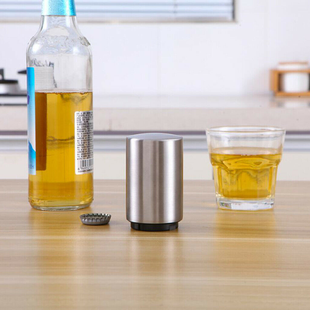 Automatic Beer Bottle Opener with   Catcher for Picnic Camping Barbecue Travel