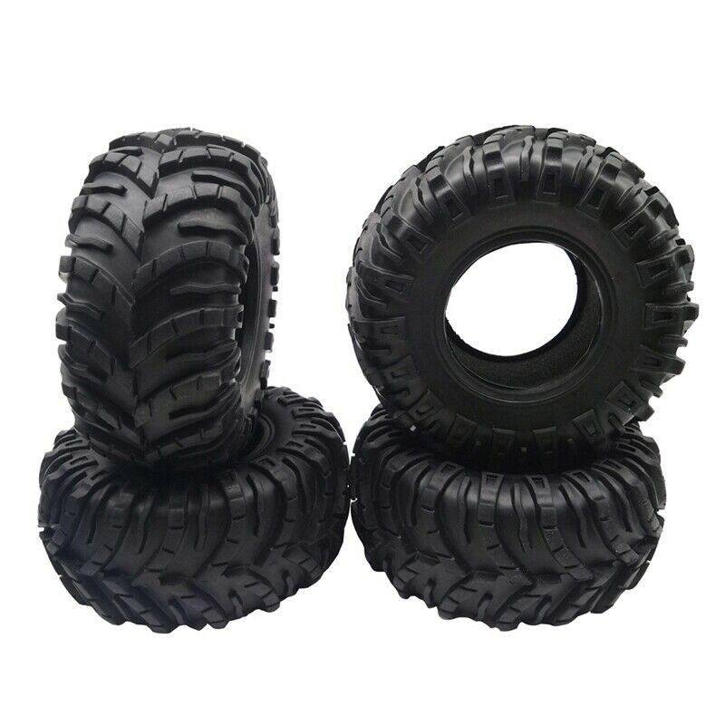 4PCS 130mm 2.2inch Mud Grappler Rubber Tyre Wheel Tires for 1/10 RC Cler TraxxA9