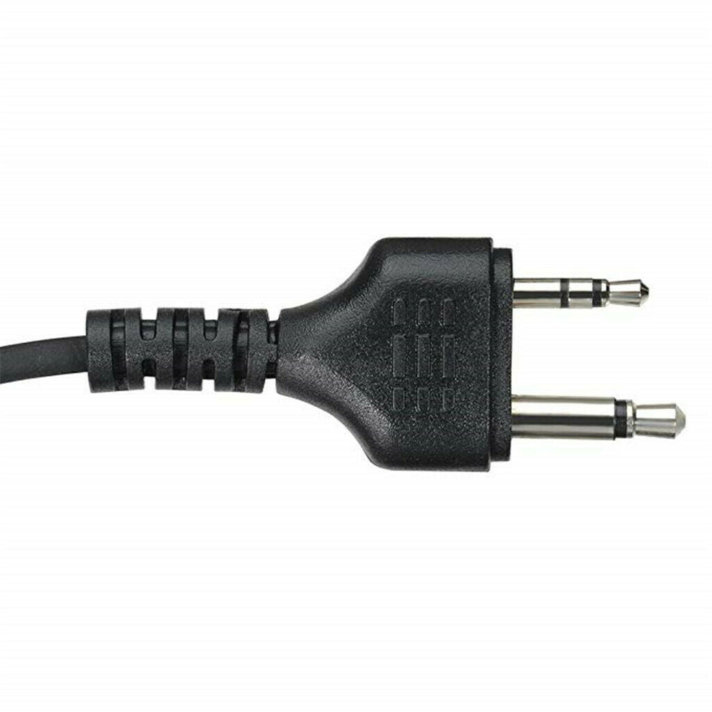 2Pin PPT Mic Covert Acoustic Tube Earpiece Headset for Midland Two Way Radio