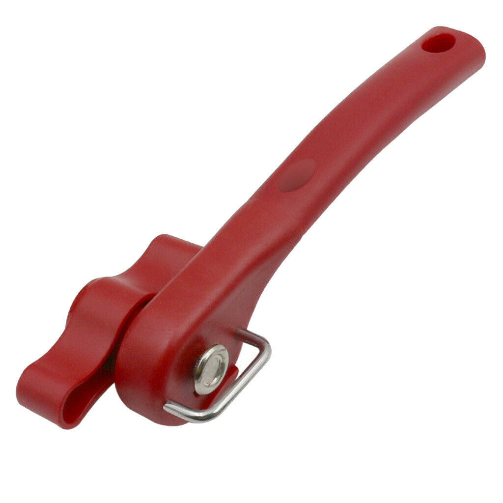 Manual Safe Cut Smooth Edge Can Opener Plastic Side Cut Red