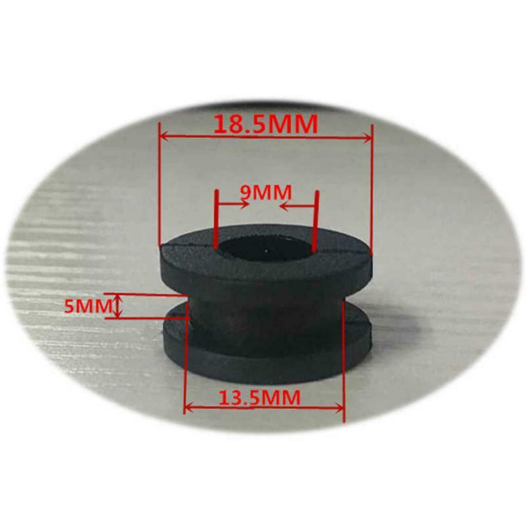 10 Pcs Motorcycle Grommets Bolt Rubber Kit For Kawasaki   ZX-6R, New