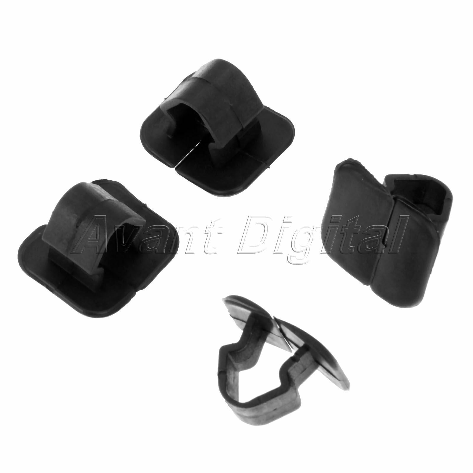 50PC Car Hood Cotton insulation lining Clips Fasteners Auto Plastic Clamp