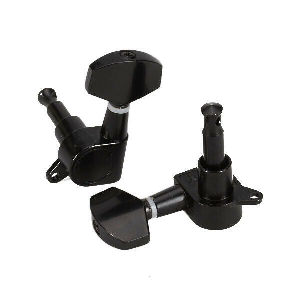 Set Acoustic Guitar Bridge Pins Saddle Nut+Tuning Pegs Tuner Machine Heads 3L 3R