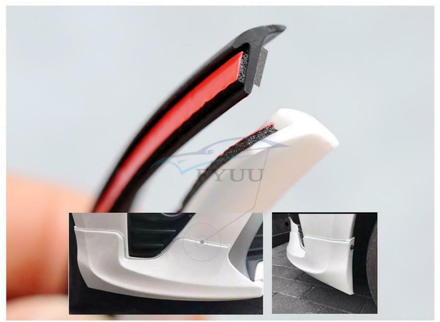 5M T-type Car Bumper Lip Headlight Side Skirt Rubber Sealing Strip Universal