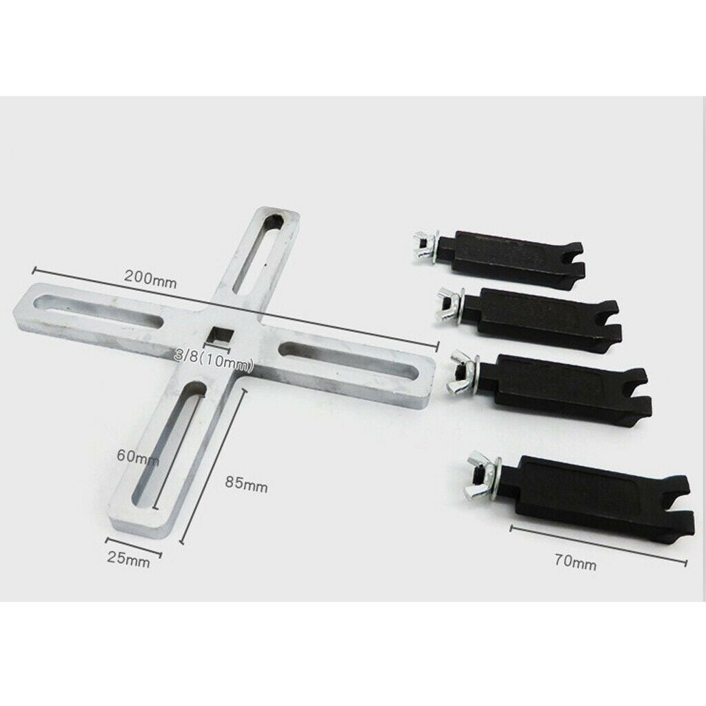 Adjustable 4 legs wrench tool tool for