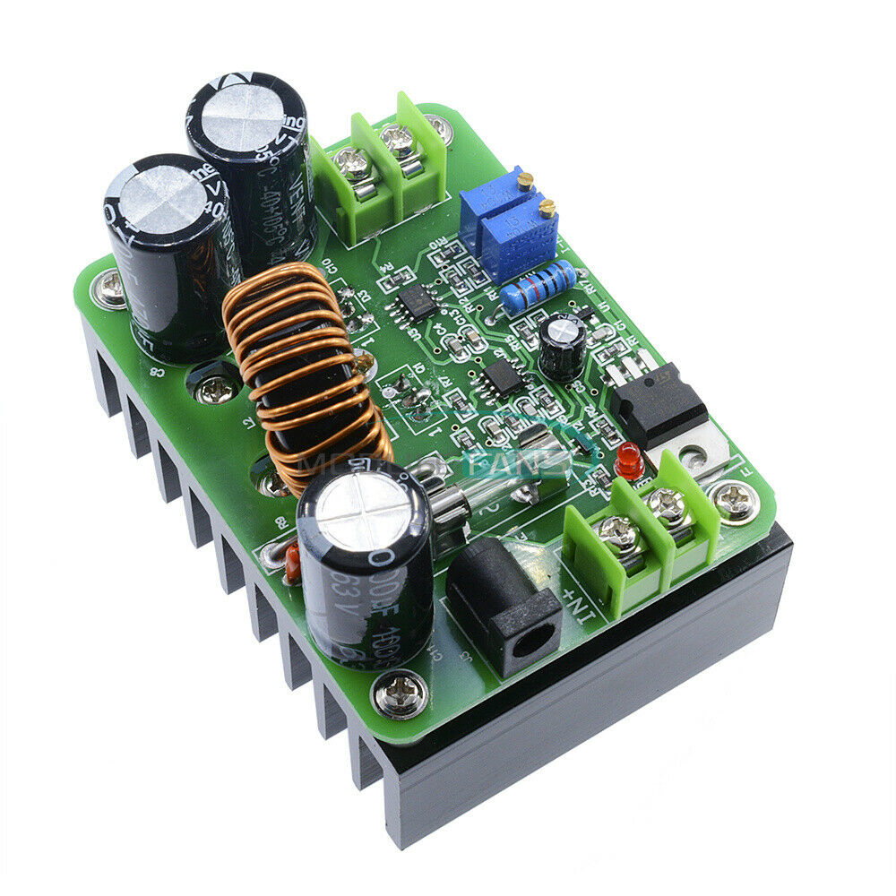 DC-DC 10-60V to 12-80V 600W Boost Converter Step-up Module Power Supply 15A