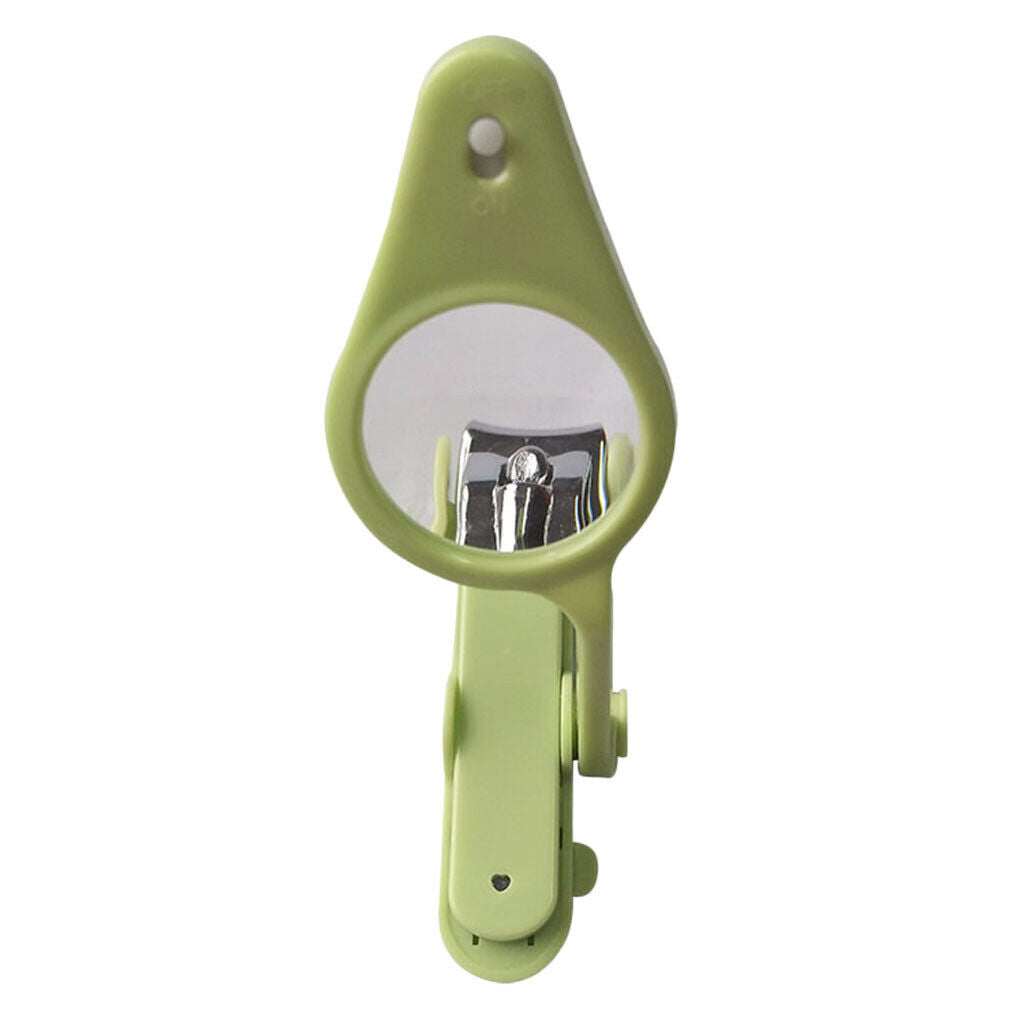 Portable Baby Nail  Manicure Pedicure Fingernail Cutter With LED Light