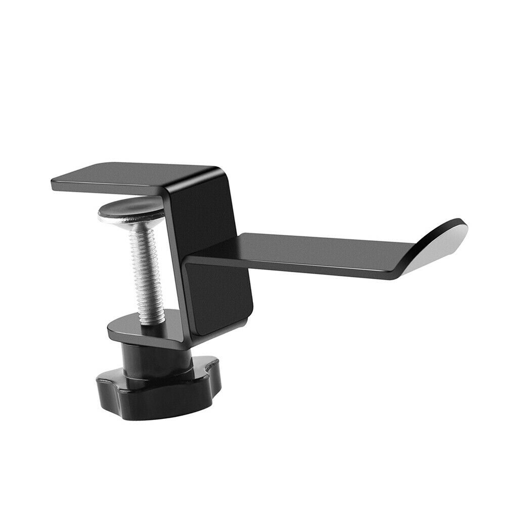 Aluminum Overhead Headphone Headset Hanger Hook Under Desk Hook Clip