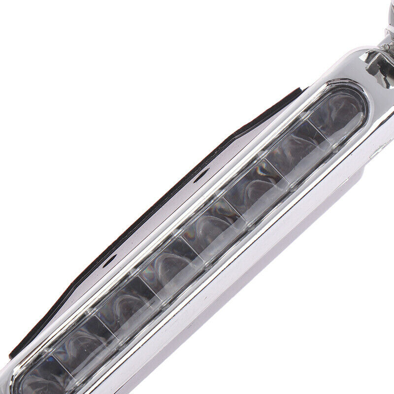 2Pcs Wind Power 8 LED Car Daytime Running Light Fog Lamp Car Driving Day Li  JBD
