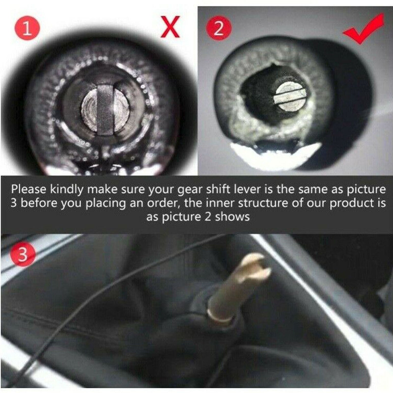 5 Speed MT Manual Gear Shift Knob Carbon Fiber For BMW 1 3 5 6 Series X1 X3 X5