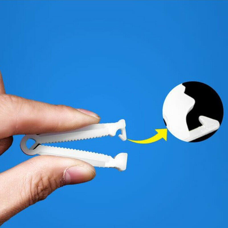 100Pcs Disposable Umbilical Cord Clamps 50mm in Length Puppy Kitten Whelp JYDFA