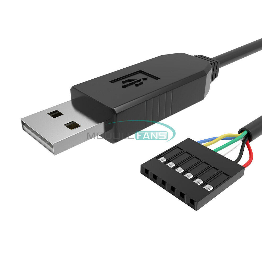 FT232RL 6Pin FTDI USB To Serial adapter Module USB TO TTL RS232  Arduino Cable