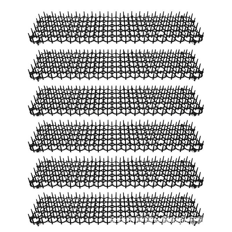 Garden Prickle Strip Dig Stop Cat Repellent Deterrent Mat Spike Portab.l8