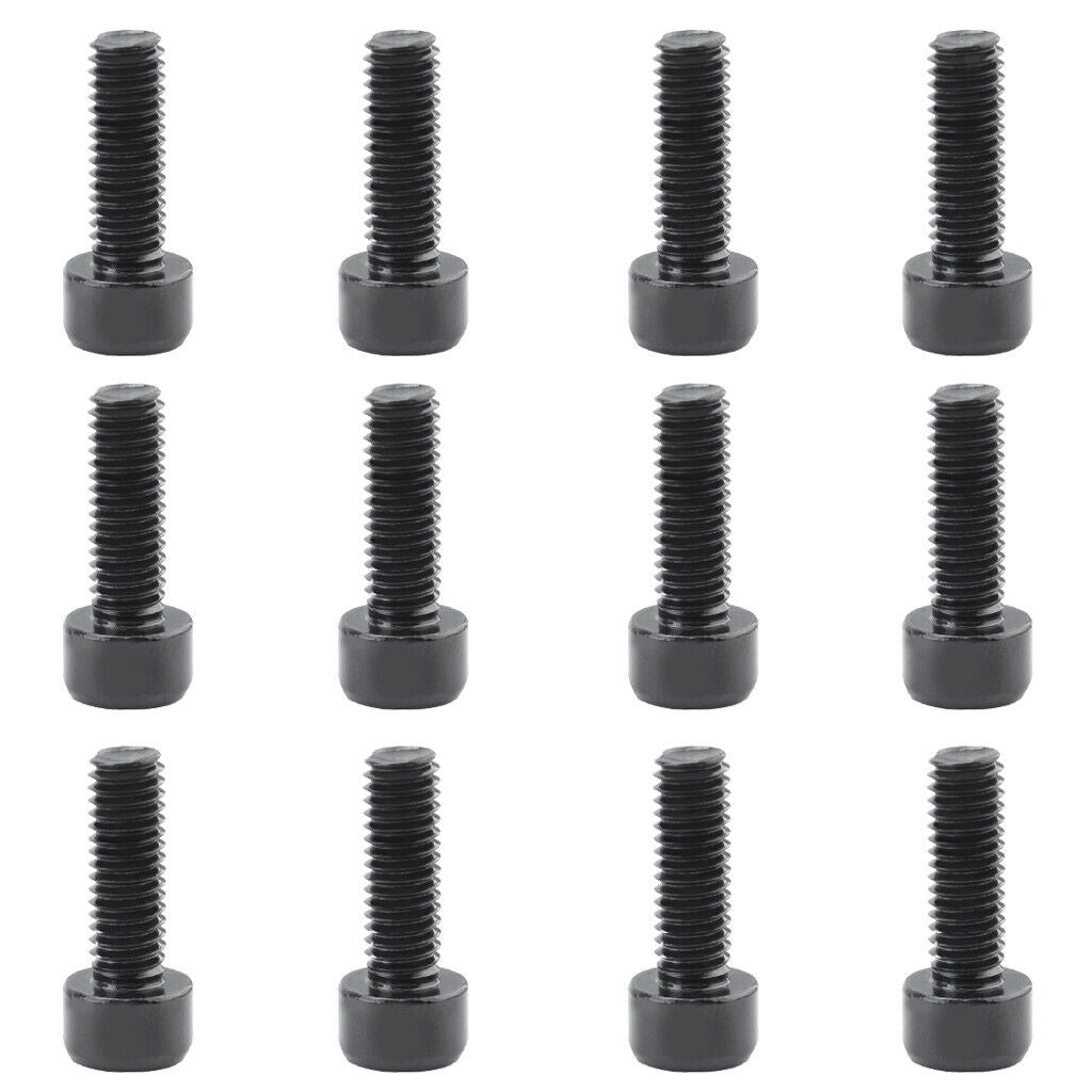 12pcs Hexagon M5 Bolts Screws For MTB Mountain