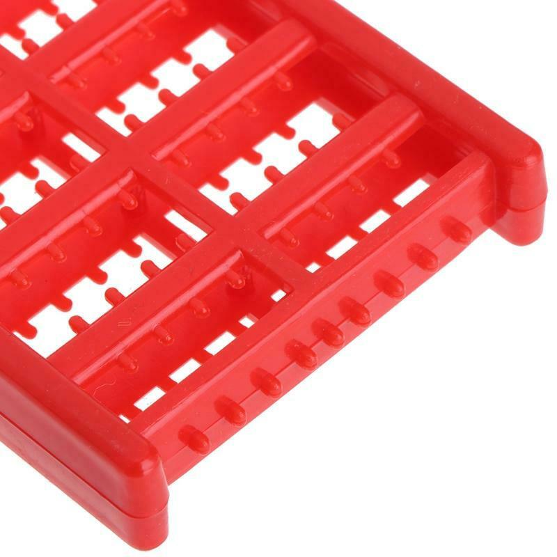 1PC Fishing Rig Board Plastic Double Side Spring Hooks Storage Catch Holder