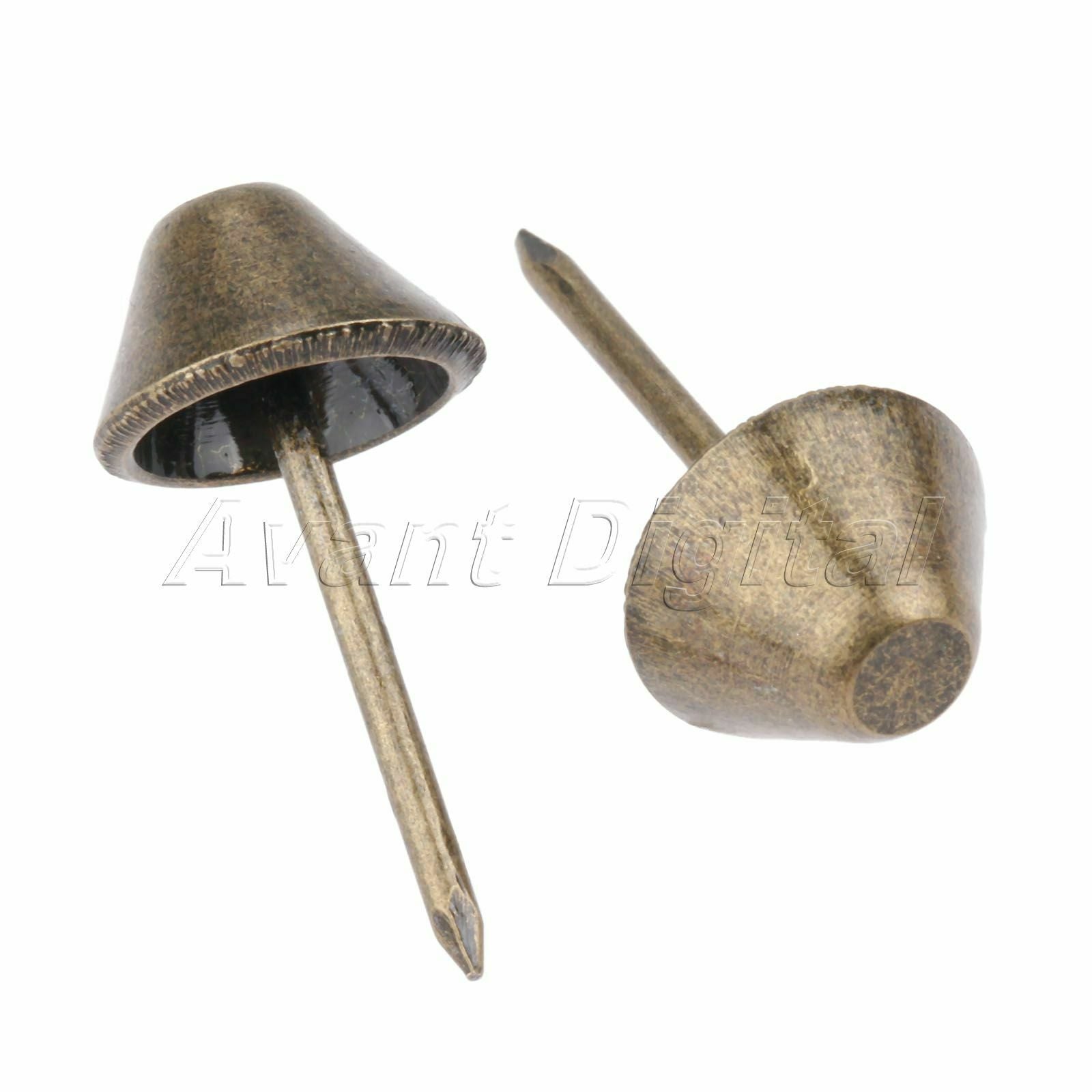 Furniture Hardware Retro Sofa Door Flat Upholstery Nails Stud Iron Tack Pins 50X