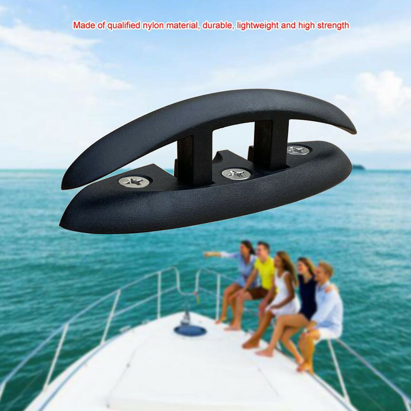 130mm Nylon Sailboats Boat Flip Up Folding Pull Up Cleat Dock accessories