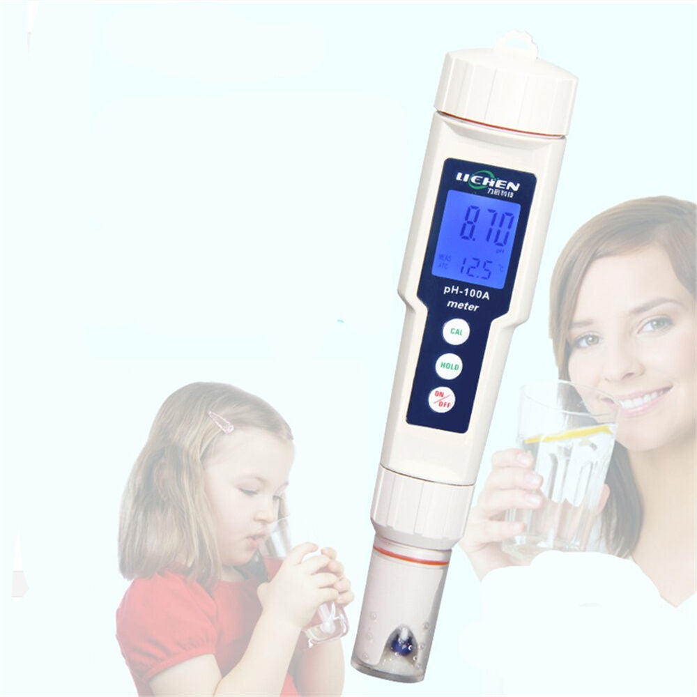 PH-100 accuracy 0.01 Digital Waterproof PH Meter Test Pen Automatic Calibration
