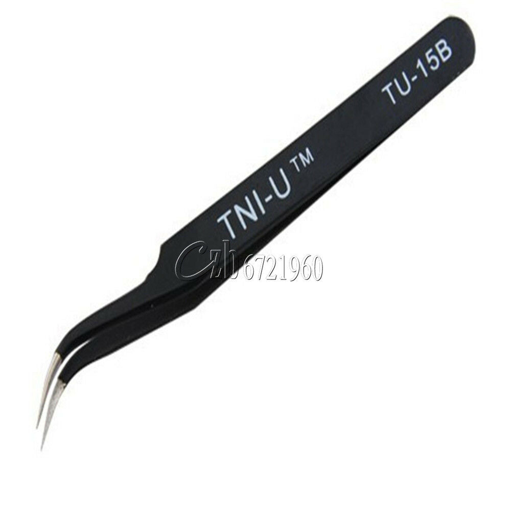 TU-15B Anti-static Tweezer Non-magnetic Elbow Tweezers