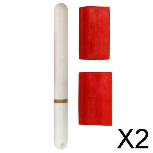 2X Fishing Rod Luminous Stick Light LED Removable Float Night Tackle Red