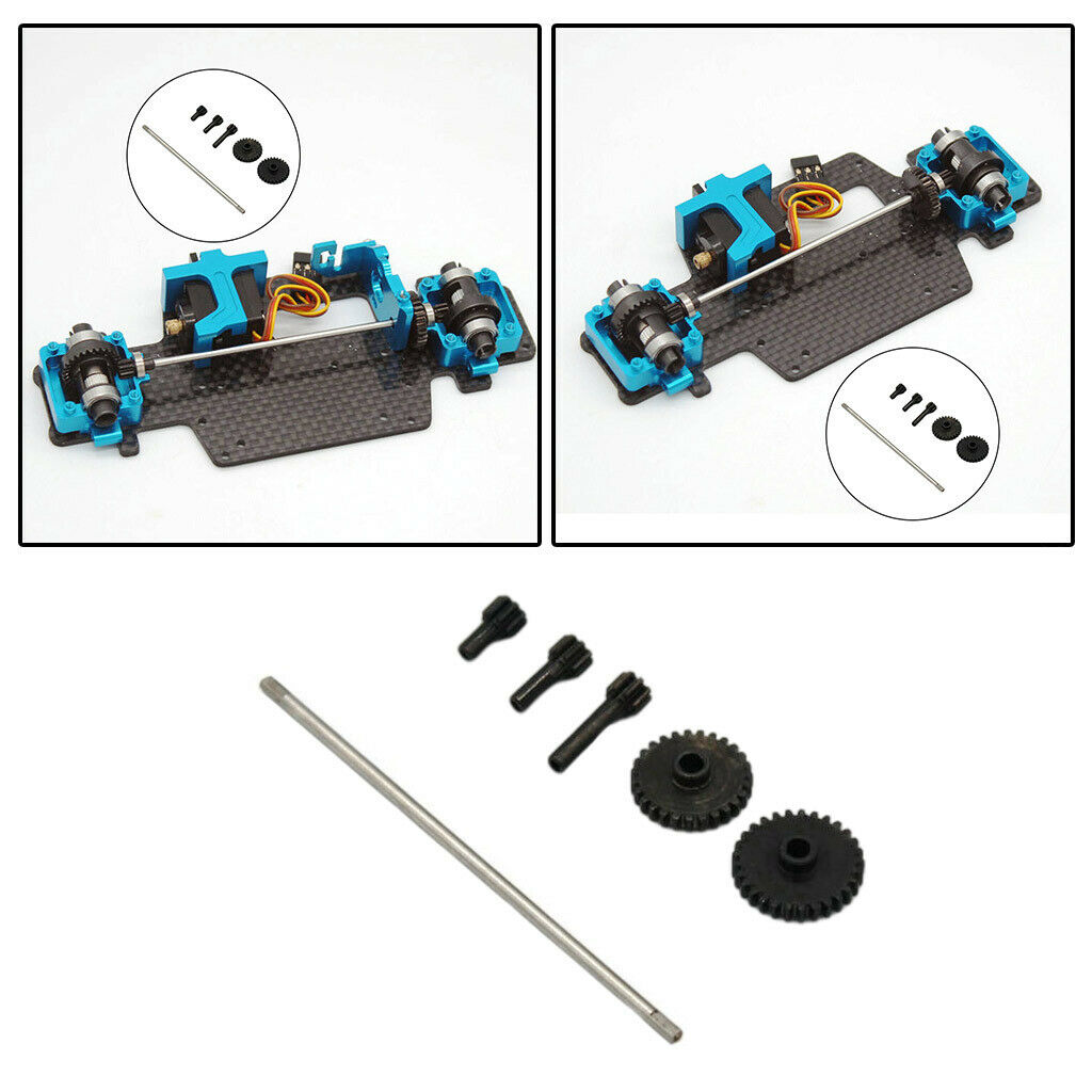 1:28 RC Reduction Gear & Front Rear Drive Gear for Wltoys K989 K979 Crawler