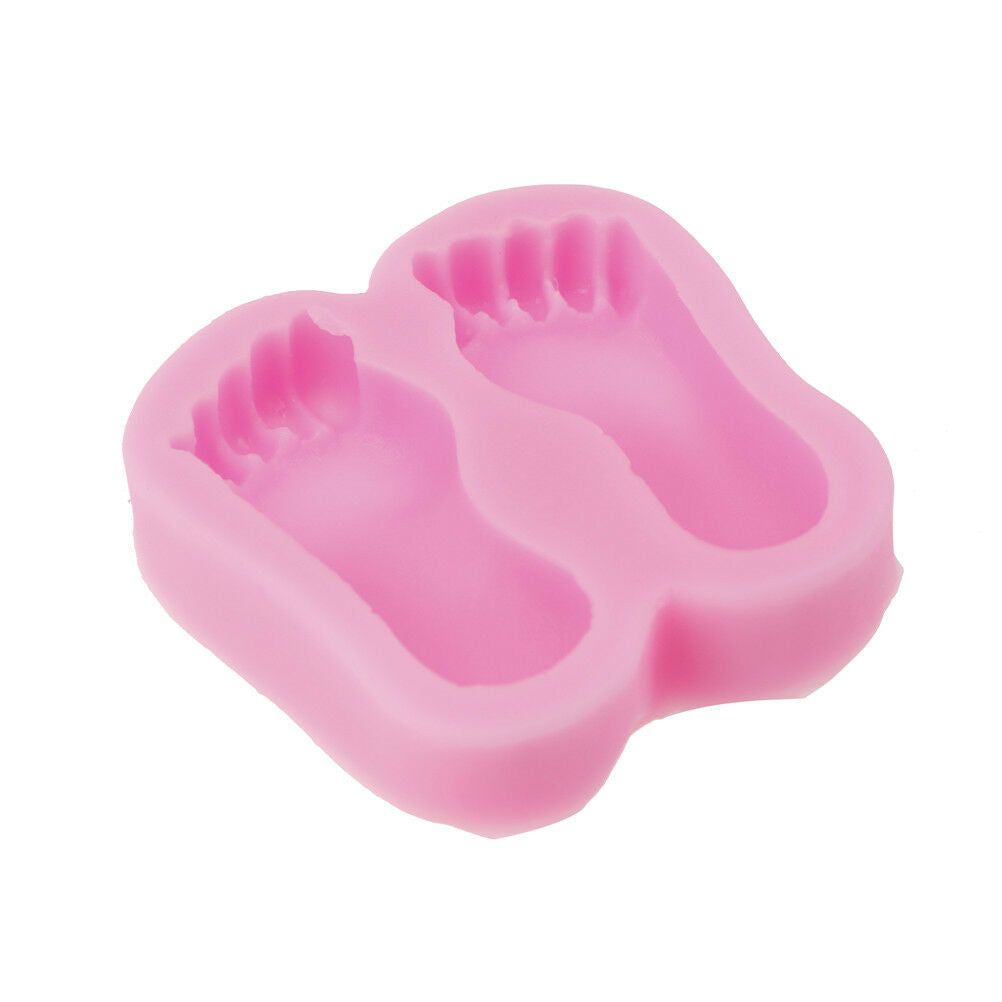 Baby Foot Silicone Molds Fondant Cake Decorating Tools Silicone Soap Mold.l8