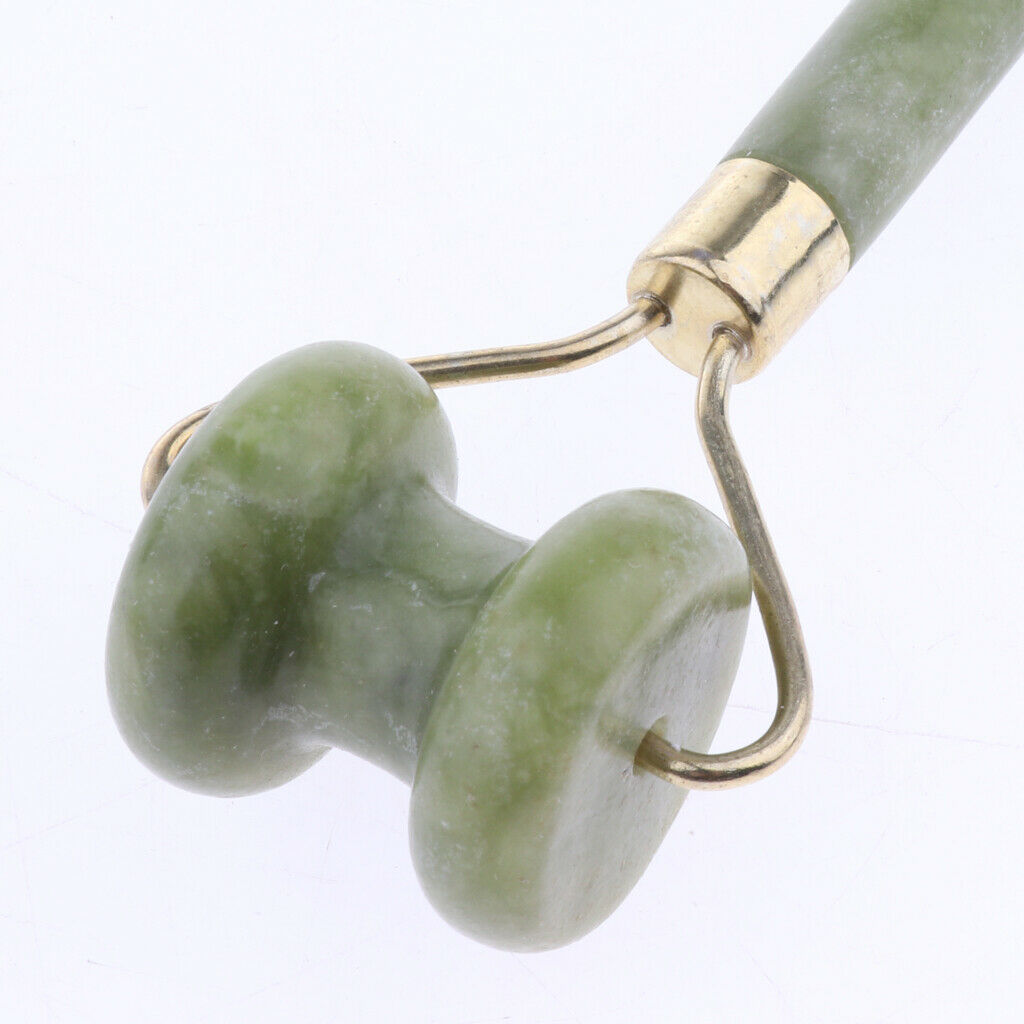 6 in 1 Portable Natural Facial Jade Roller Gua Sha Massager Facial Roller