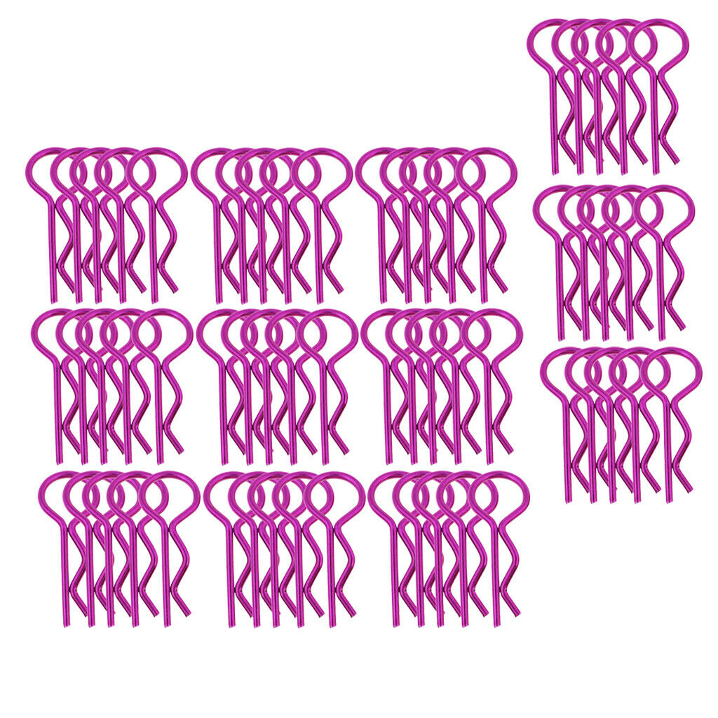 1/10 1/8 RC Rock Crawlers Bodyshell Clips Pins 60x for Redcat HSP HPI 9.4mm