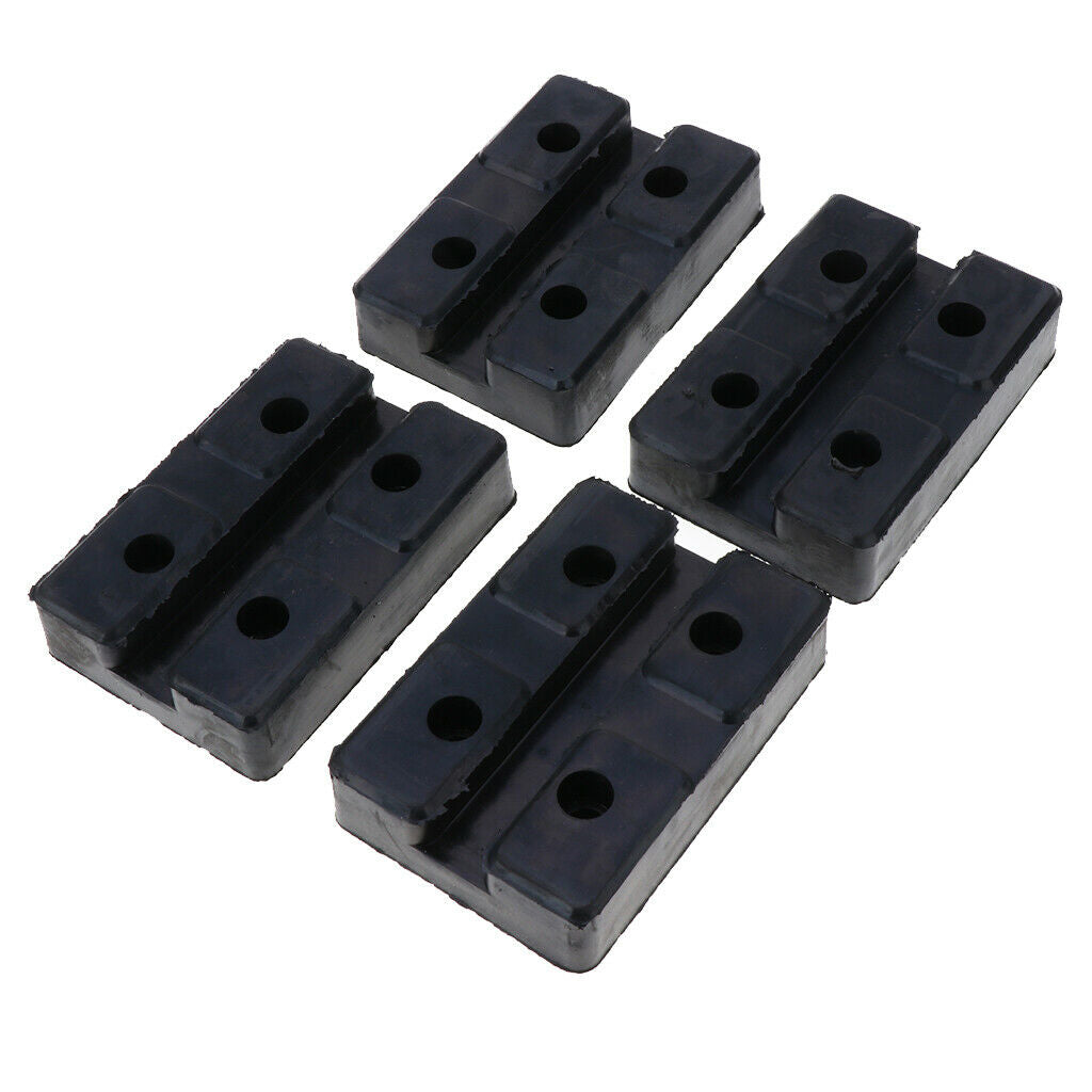 Universal Rubber Jack Pad Car Lift Accessories for Truck Lifter 4PCS,Square