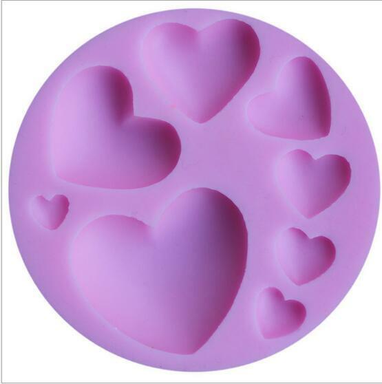 DIY baking cake mold love pattern silicone mold Decorating Baking Mould