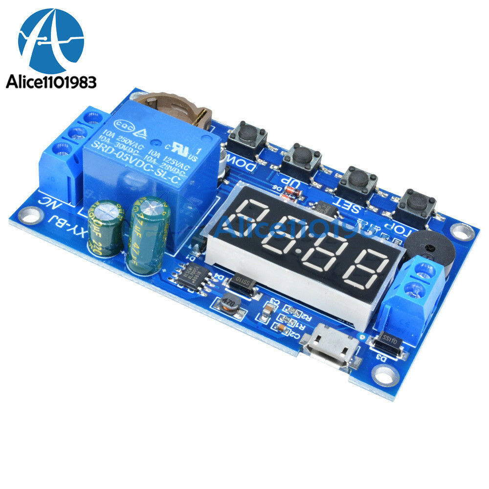 Real-time Relay Module Timing Switch Control Synchronization Delay Timer