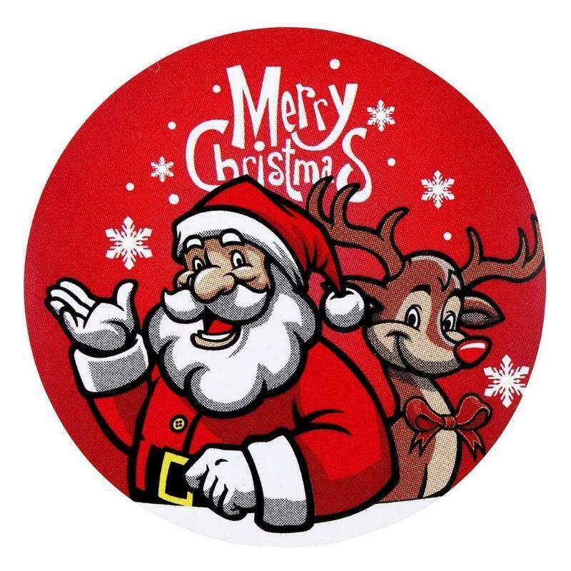 Sealing Label Stickers Roll Christmas Parties Decorations Cards Making Supplies