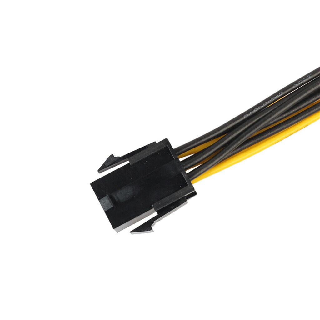 9X CPU 6-pin. to Double PCI  8-pin. Y Splitter Extension Cable Power Cable PCI