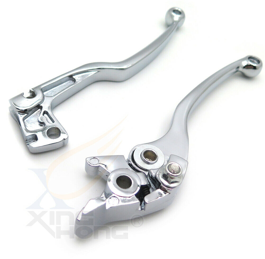 Brake Lever Clutch Hand Levers Chrome For Suzuki Gsxr 600 750 Katana SV650 S