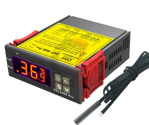 STC-1000 AC 110V Digital Dual Temperature Controller Thermostat NTC Porbe