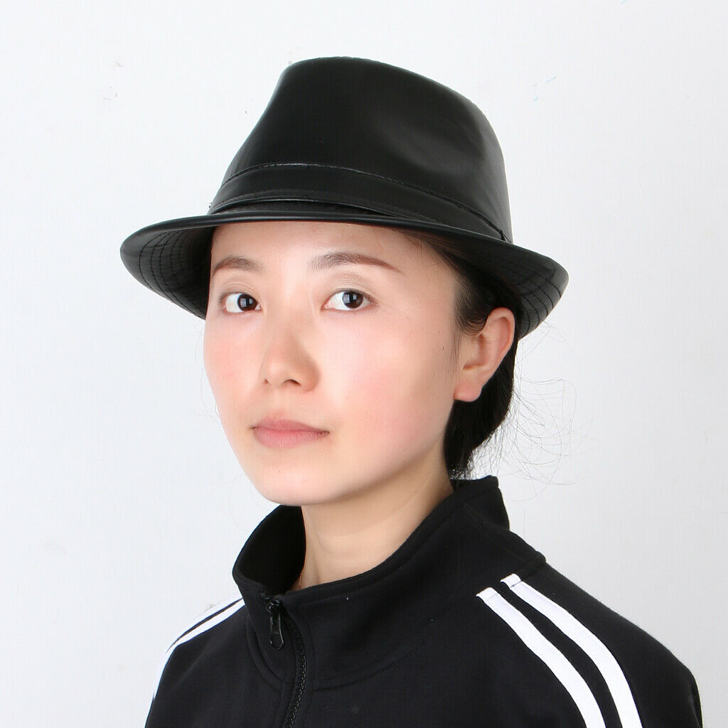 Ladies waterproof leather look with a bucket rain   for women