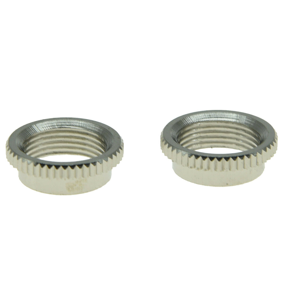 2* 15/32" Fine Knurl Deep Nut Toggle Switch Nut for Gibson/Switchcraft Nickel