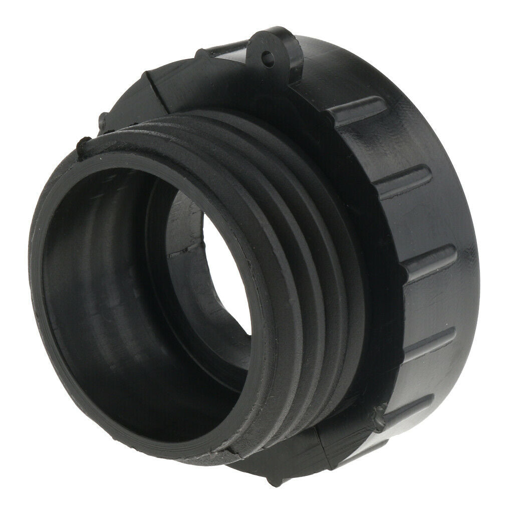 3pcs IBC Fine Threads Adapter Ibc Tote Tank   IBC Tote Fittings 2in Black