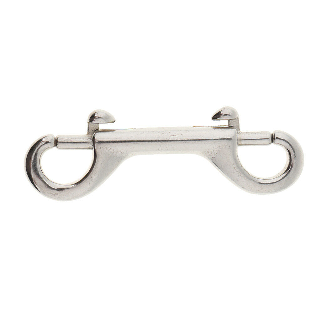 Stainless Steel Snap Hook Key Holder Brass Clip Keychain Spring Buckle