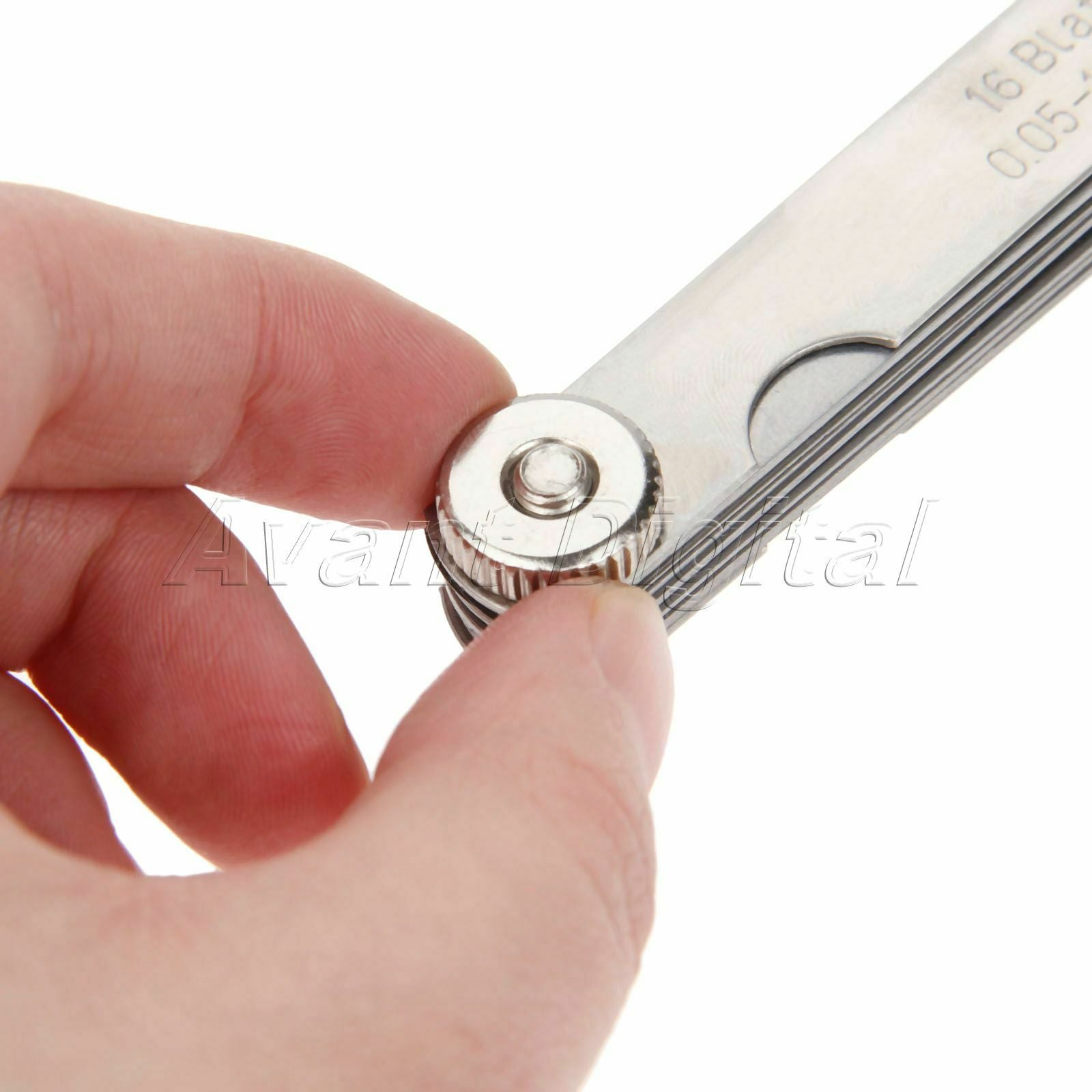 105mm Long 16 Blade Metric 0.05mm-1mm Feeler Gauge Feeler Gauge for Metric Set