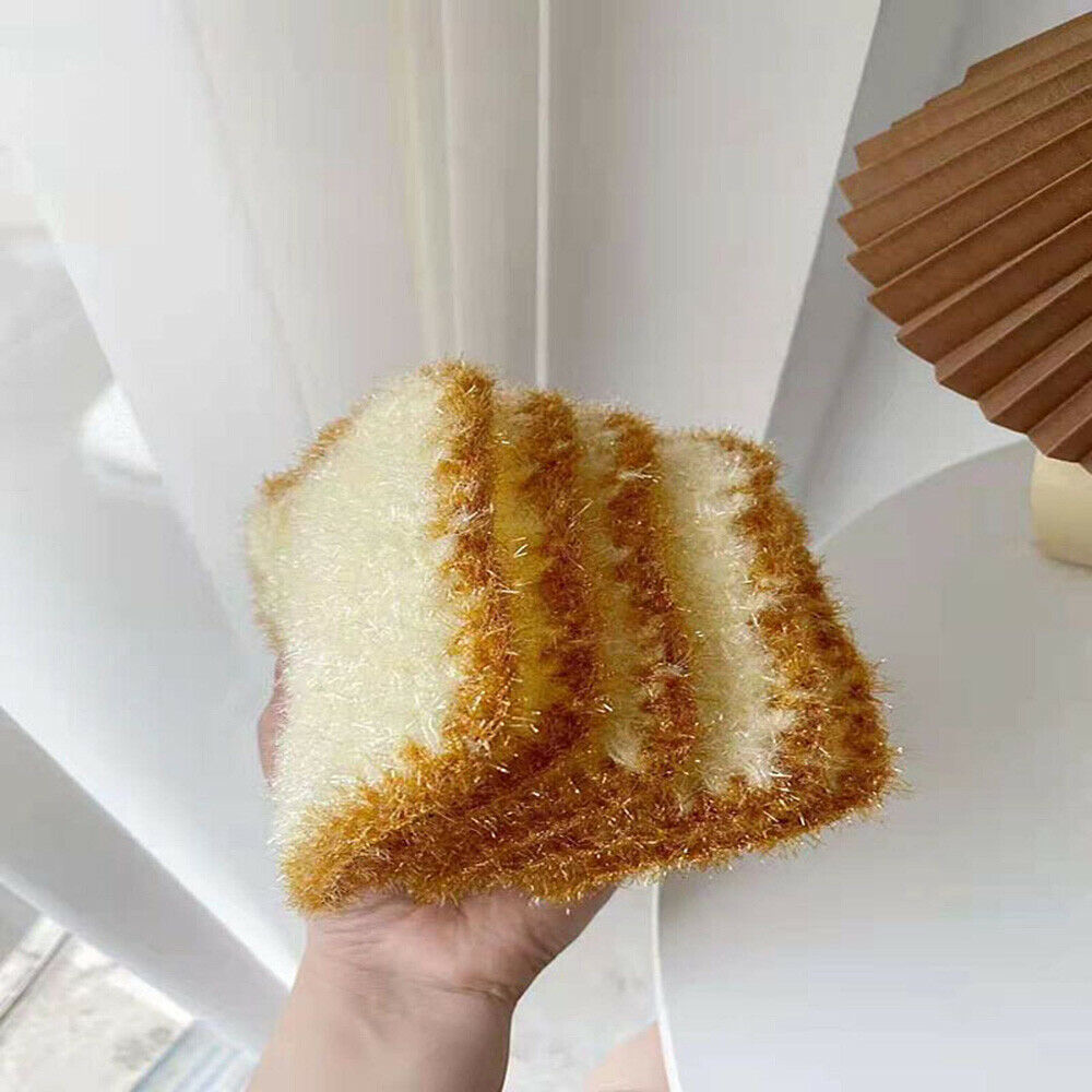 5X Microfiber Dish Towels Cloth Bread Absorbent Kitchen Cleaning Bar Mop Dining