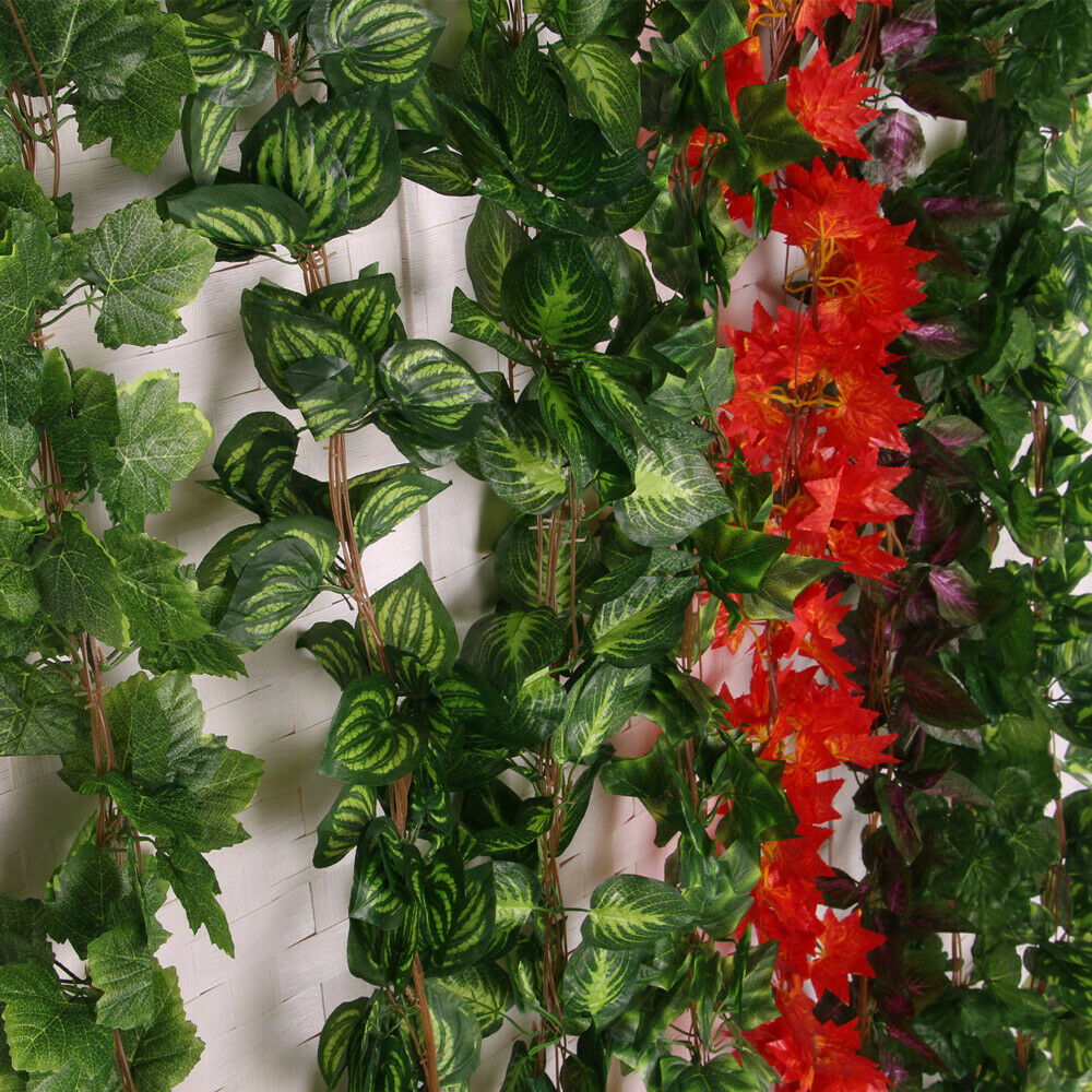 5Pcs Artificial Wall Hanging Ivy Vine Foliage