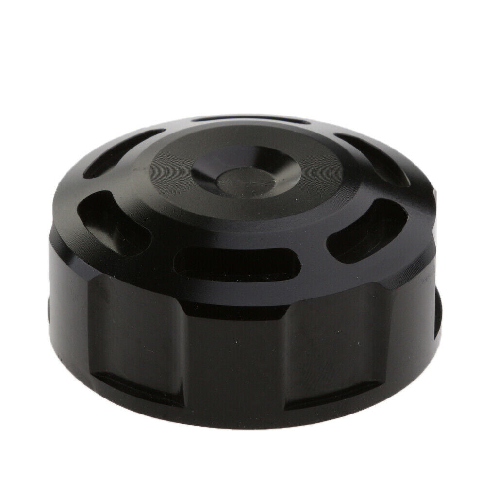 Motorcycle Rear Brake Fluid Reservoir Cap Oil Cup Cover For Kawasaki Black