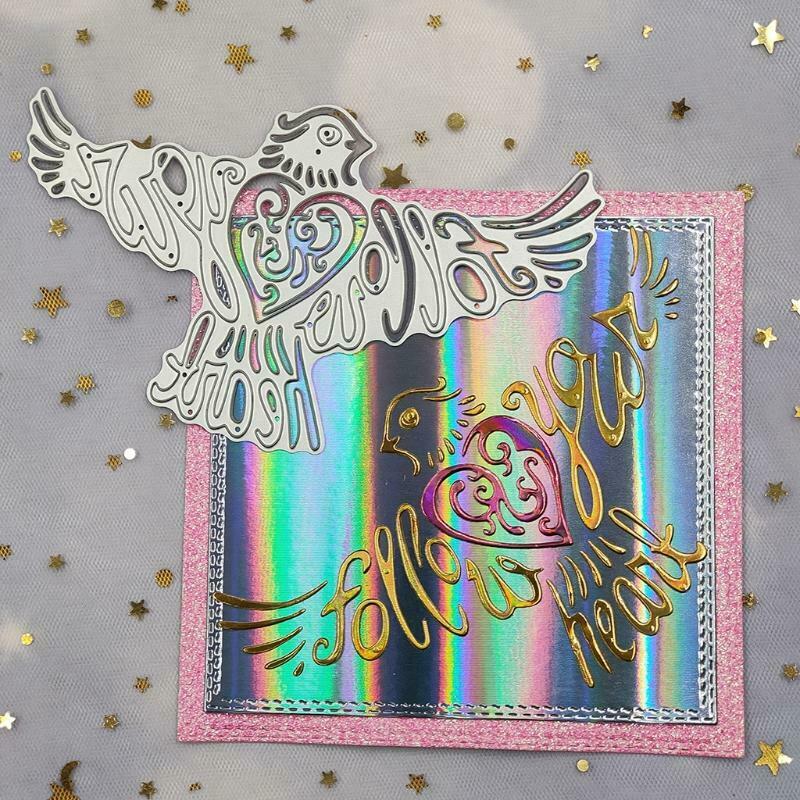 Eagle Metal Cutting Dies Stencil DIY Scrapbooking Album Paper Card Template Mold