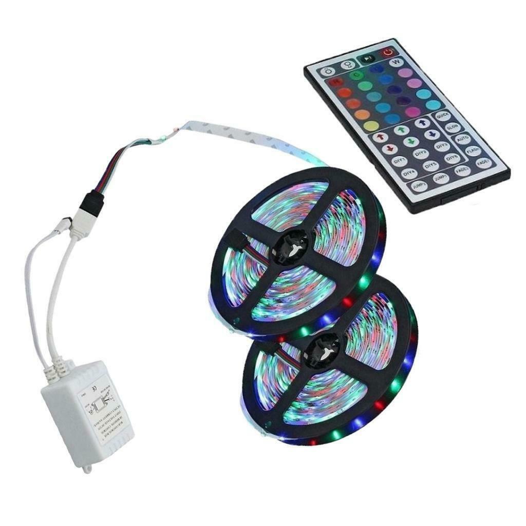 4.8W 10m LED Color Changing Light Strips Battery Powered Indoor Night Lamp