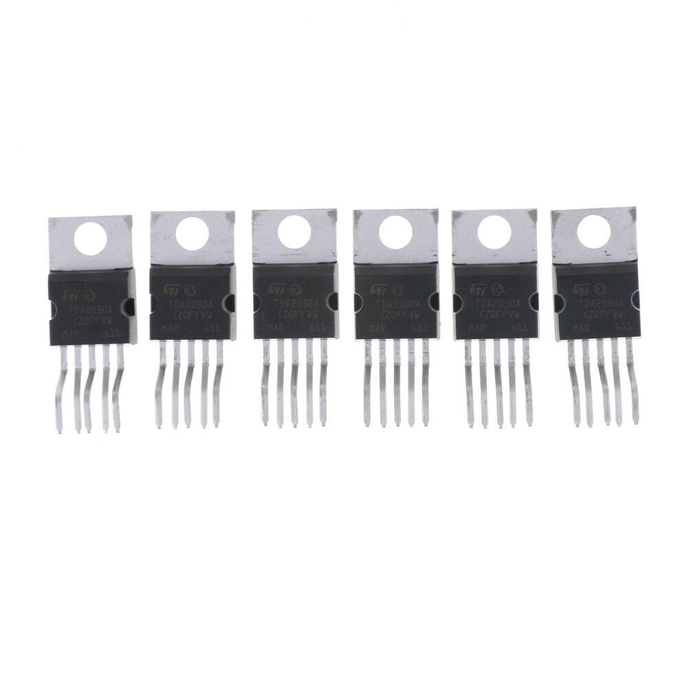 6Pcs New TDA2030A TO-220 18W Hi-Fi Amplifier 35W Driver Integrated Circ Tt