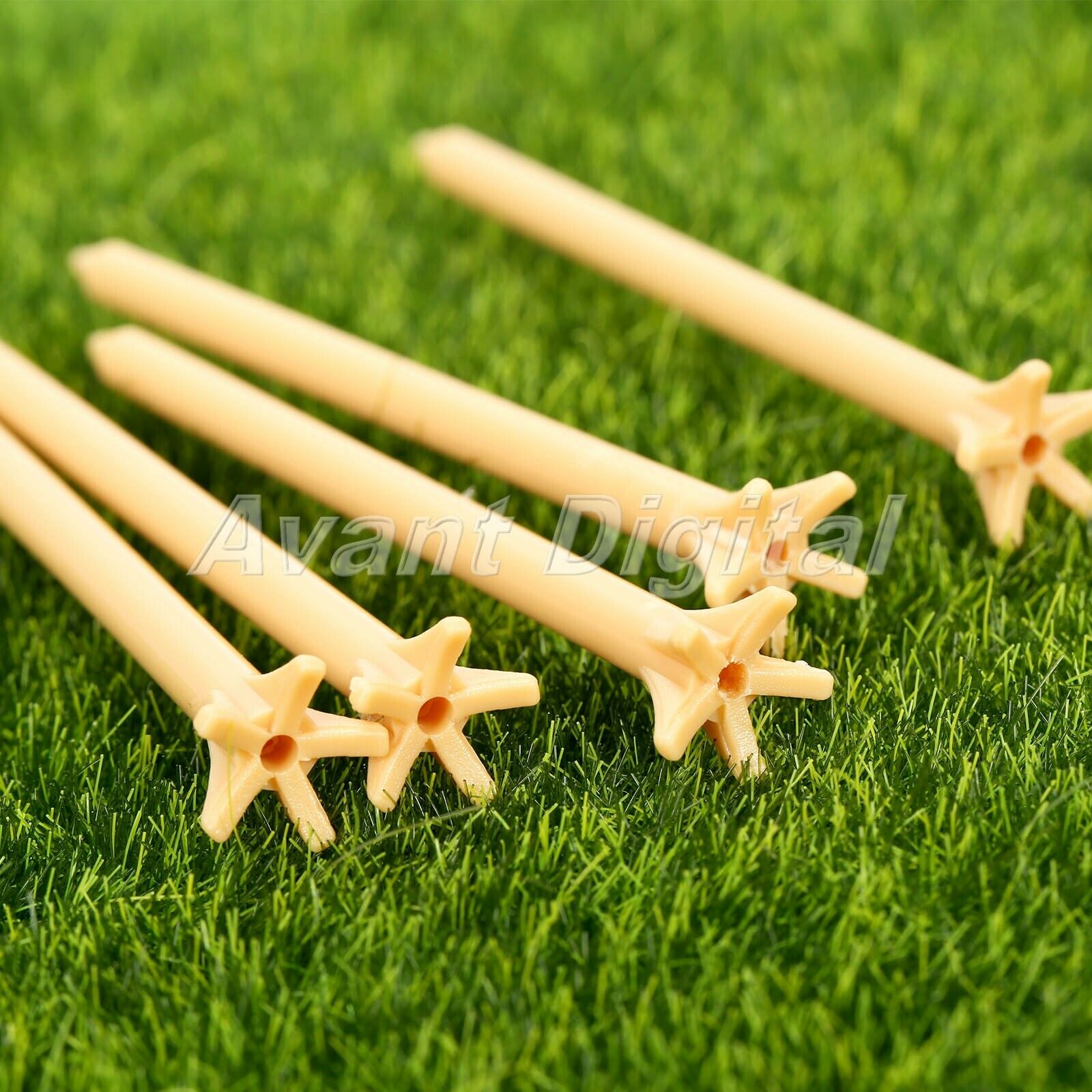 Pro Golf Tee 5 Prong 100 Pcs Outdoor Sports Frictionless Golf Club Accessory
